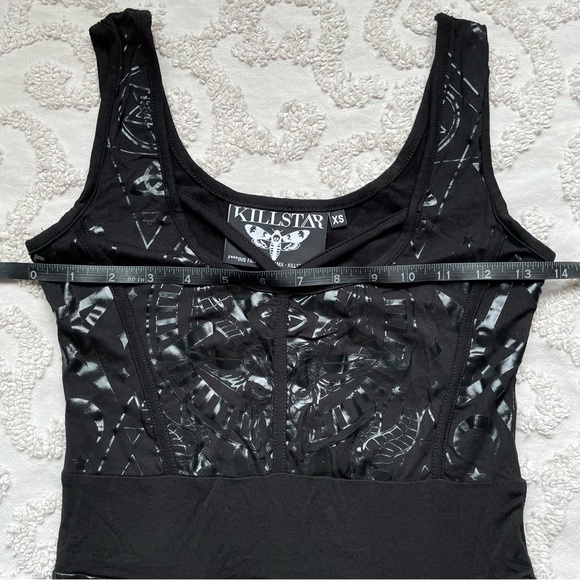 Killstar Occult Symbols Skater Dress xs Black - Picture 3 of 10